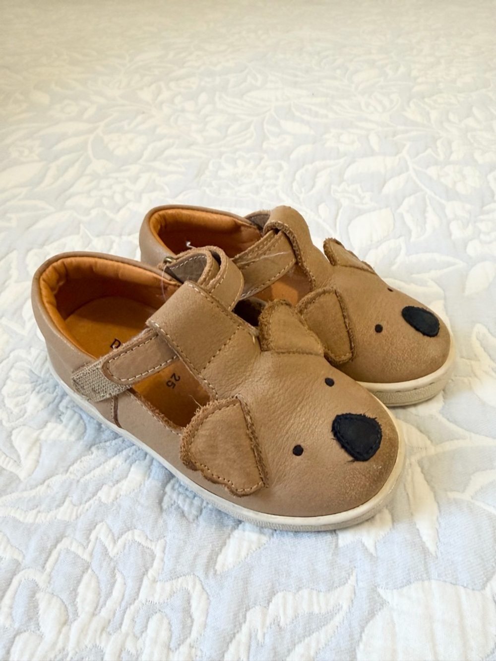 Donsje size 9/25 slip ons boy toddler leather shoes dressy formal